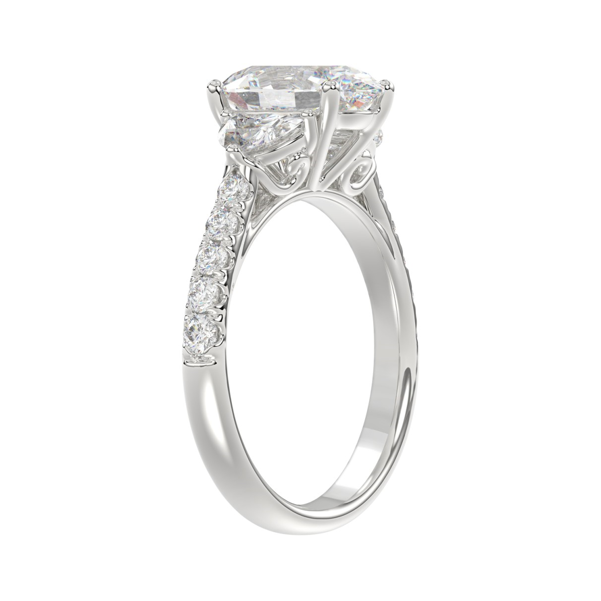 Lab Diamond Engagement Ring