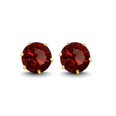 Gold Stud Earrings Broquele