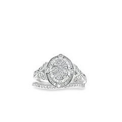14KT Yellow Gold Set 0.65CT Bridal Set