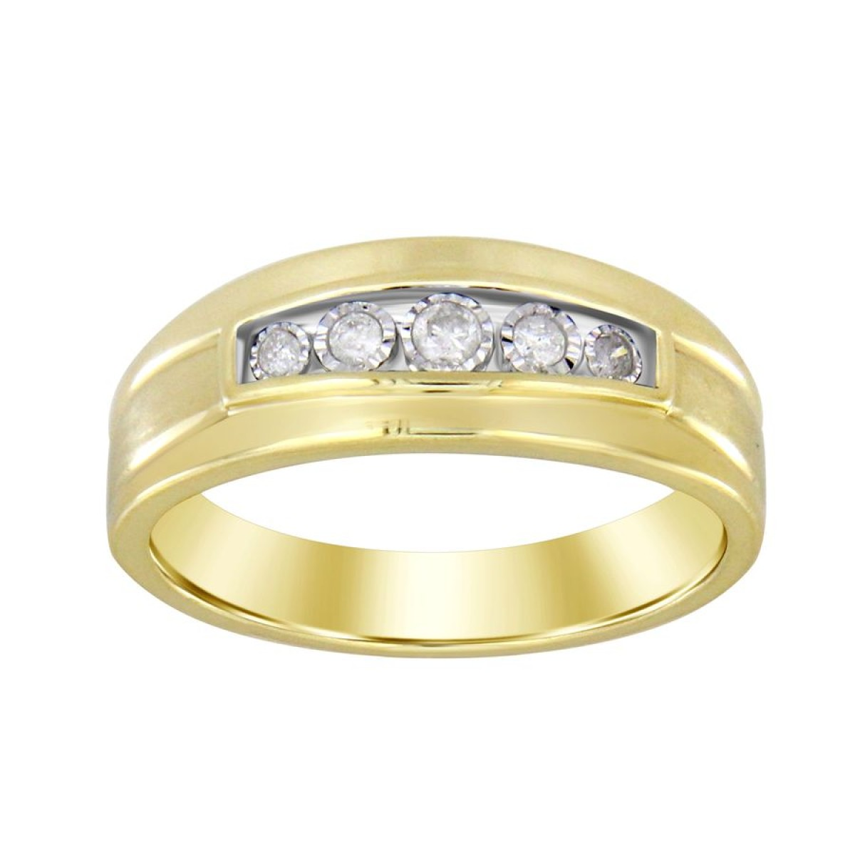 Diamond Wedding Bands - Men'