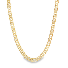 10KT Yellow Gold 3.5mm Solid Chino Link Chain 22