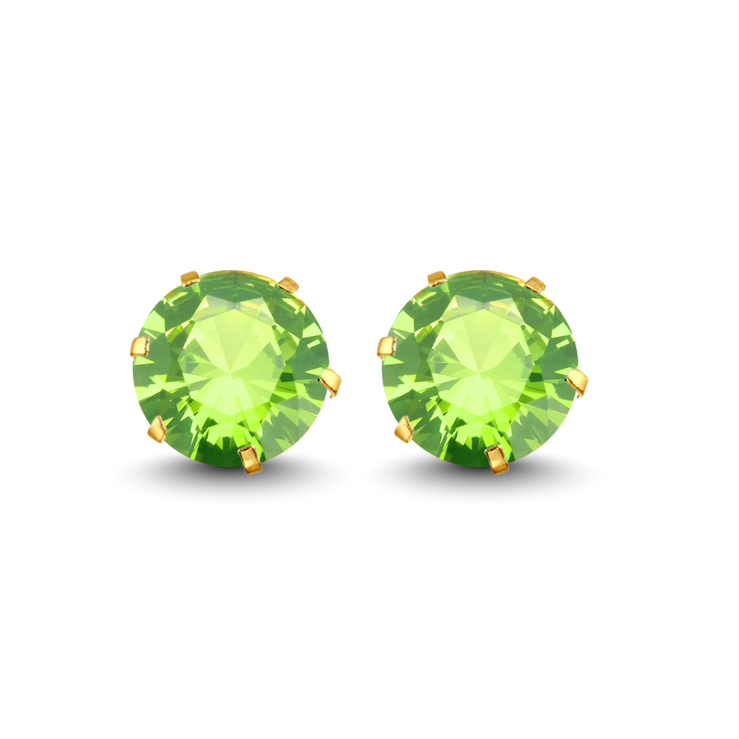 Gold Stud Earrings Broquele