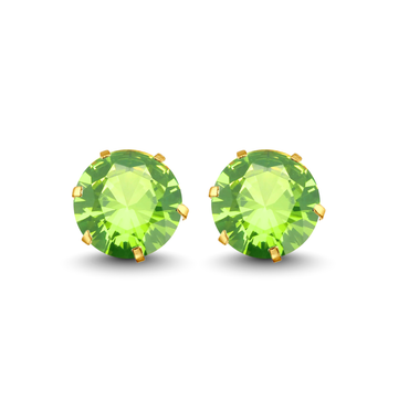 Gold Stud Earrings Broquele