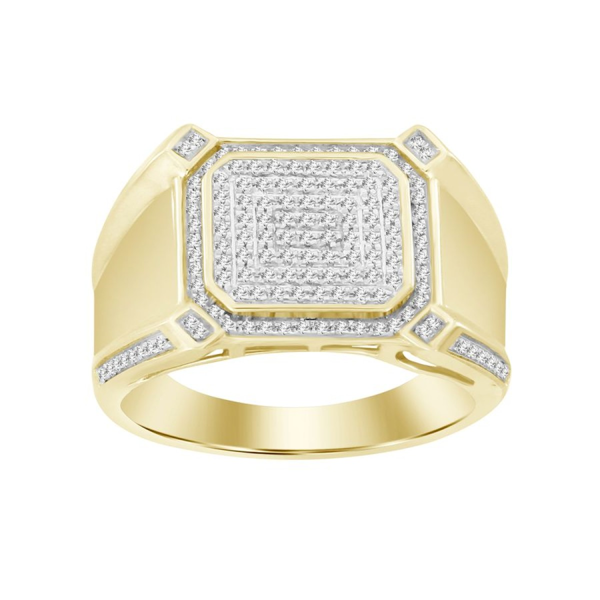 Diamond Fashion Rings  -  Men'