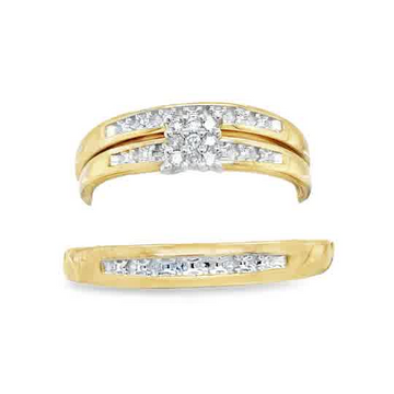 Diamond Wedding Trio Set