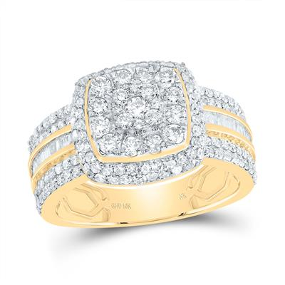 1 1/3CTW-DIA NK FASHION CUSHION RING