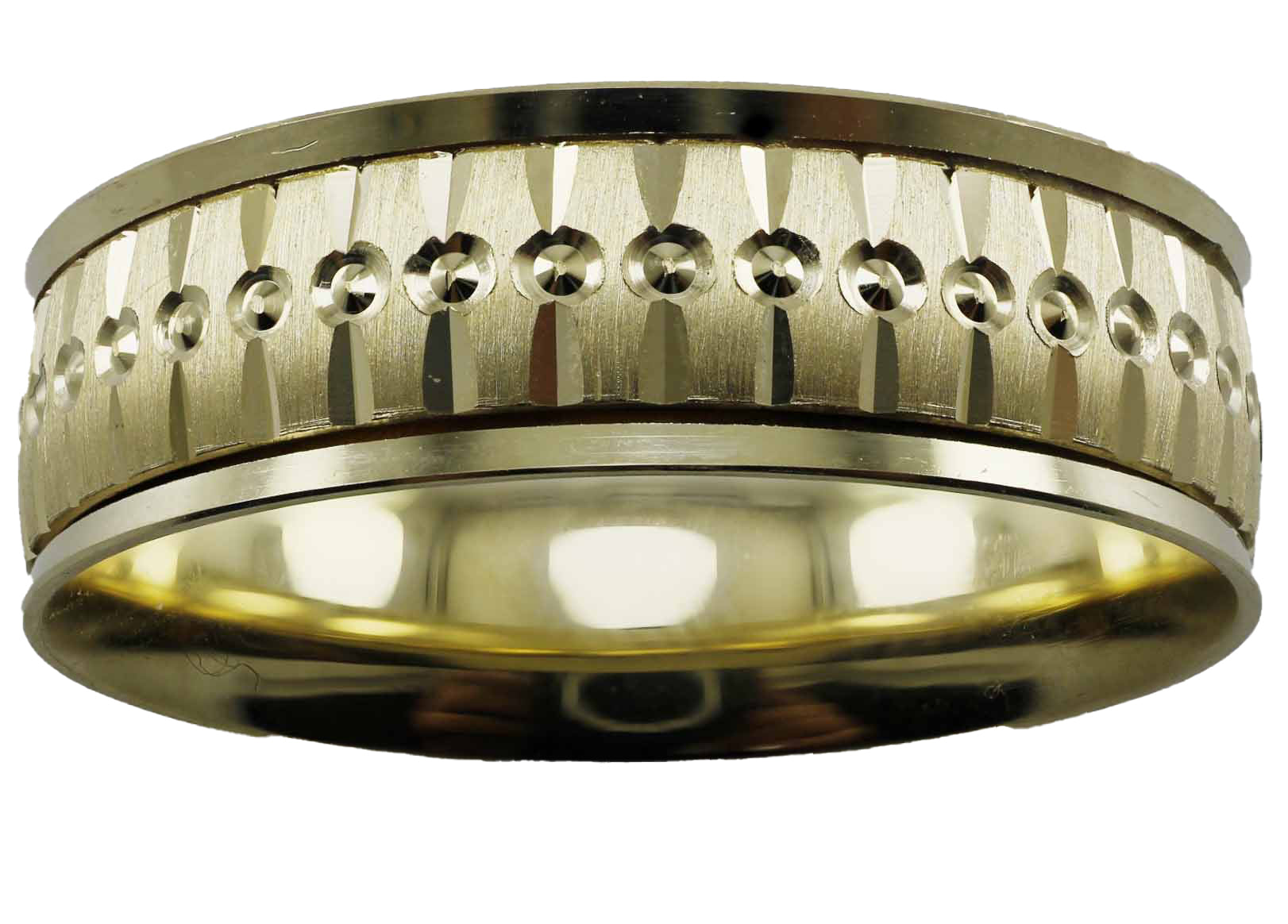 10KT Yellow Gold 6MM Wedding Band