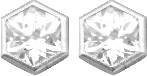 Sterling Silver Hexagon CZ Stud Earrings
