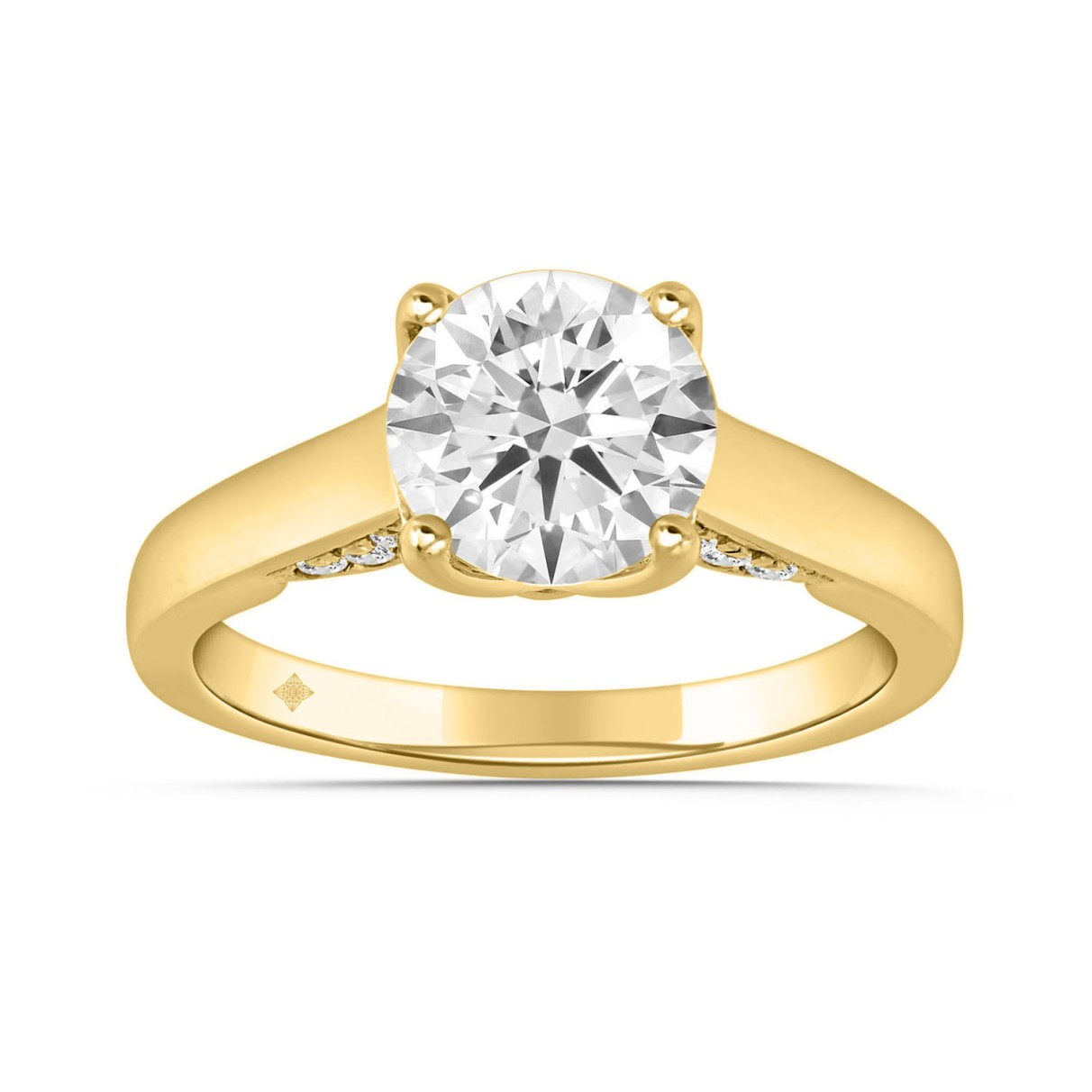 Lab Diamond Engagement Ring