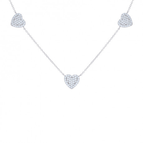 Silver Necklaces with Charm