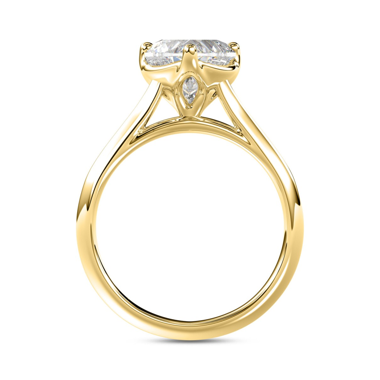 Lab Diamond Engagement Ring