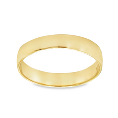 Gold Wedding Bands  -  Men'