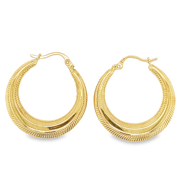 10KT Hoop Earrings