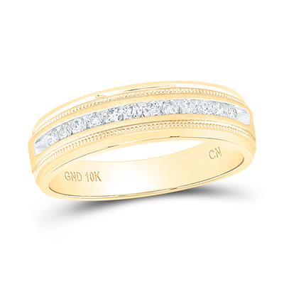 Diamond Wedding Bands - Men'