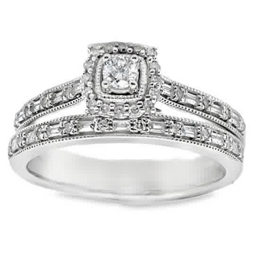 Diamond Wedding Set