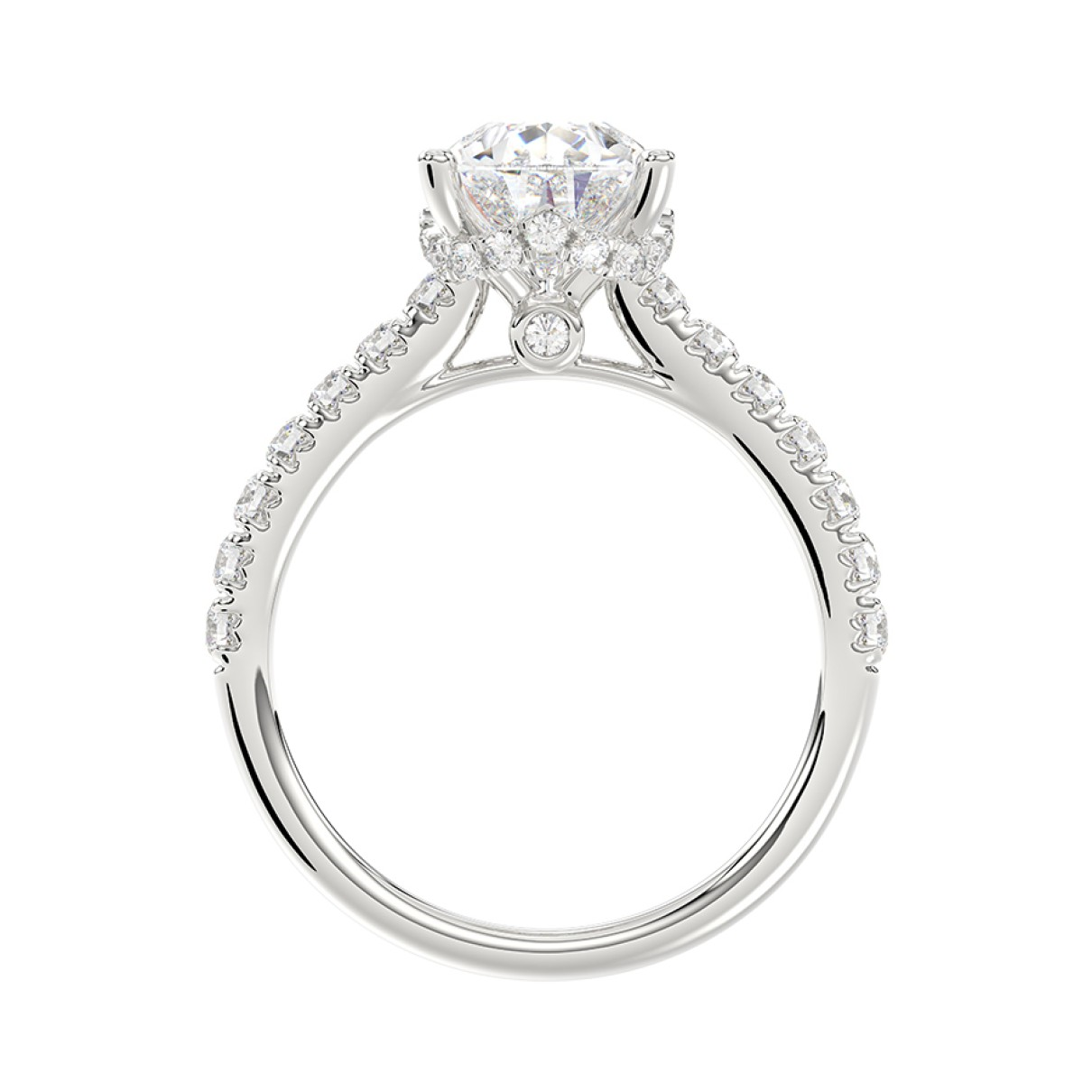 Lab Diamond Engagement Ring