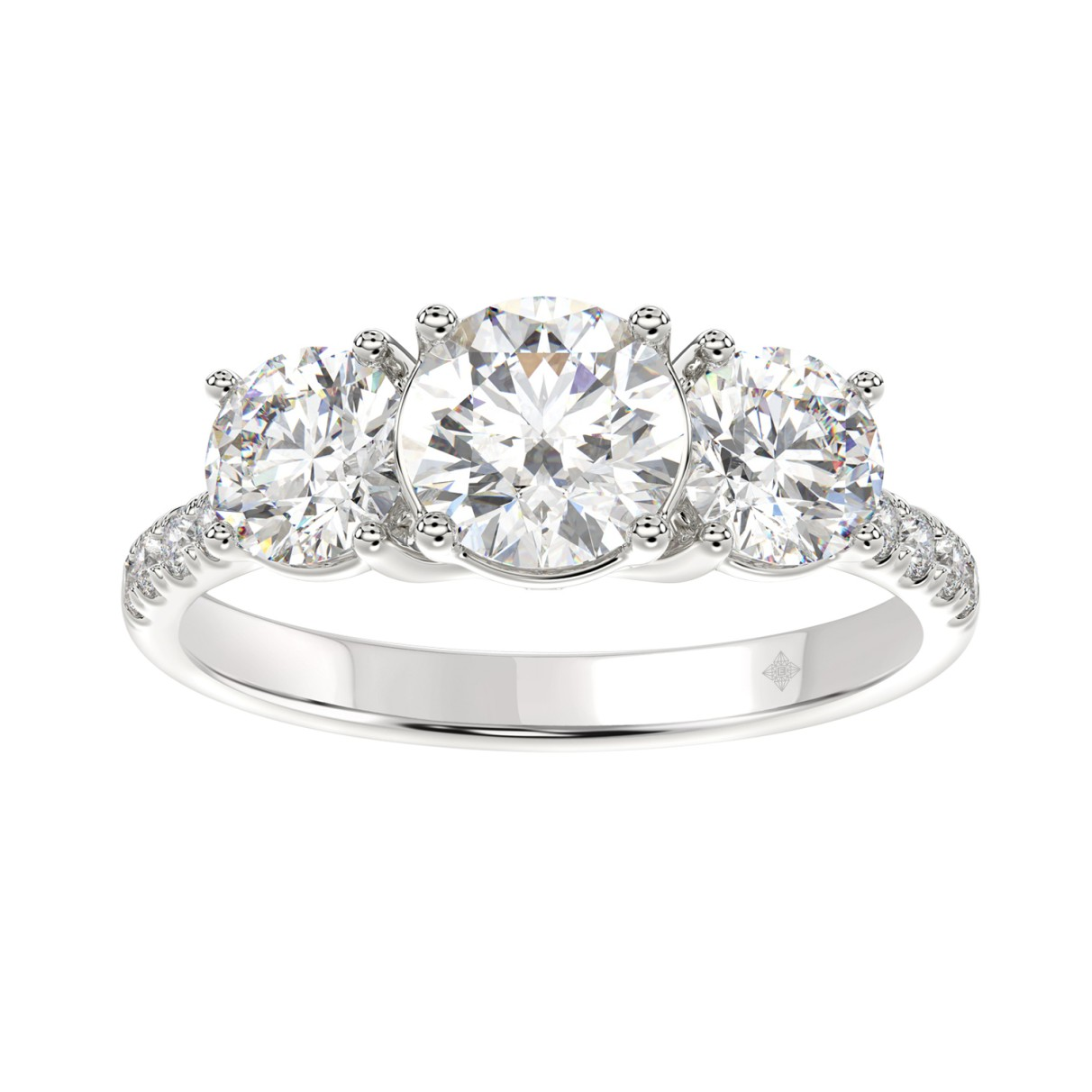 Lab Diamond Engagement Ring