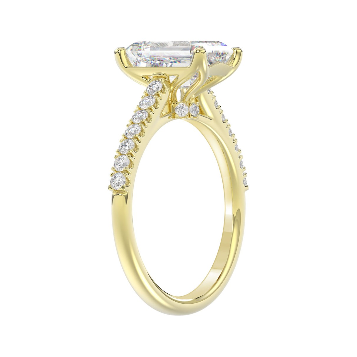 Lab Diamond Engagement Ring