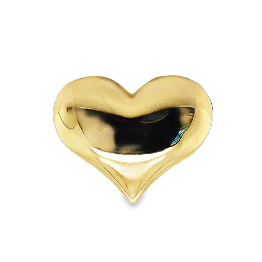 10KT GOLD PUFF HEART RING