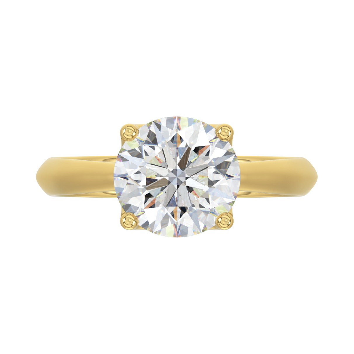 Lab Diamond Engagement Ring