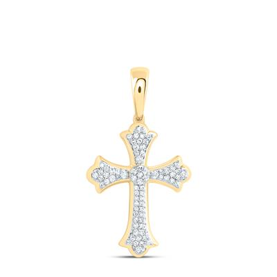 1/3CTW DIA NK FASHION CROSS PENDANT