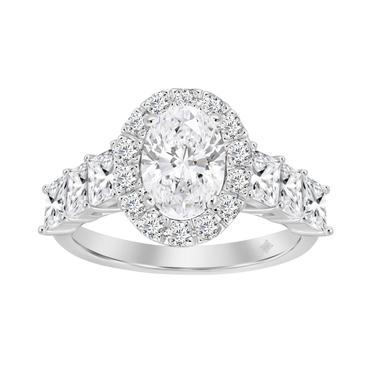 Lab Diamond Engagement Ring