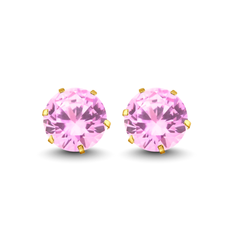 Gold Stud Earrings Broquele