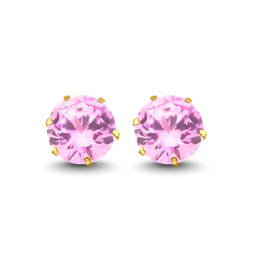 Gold Stud Earrings Broquele