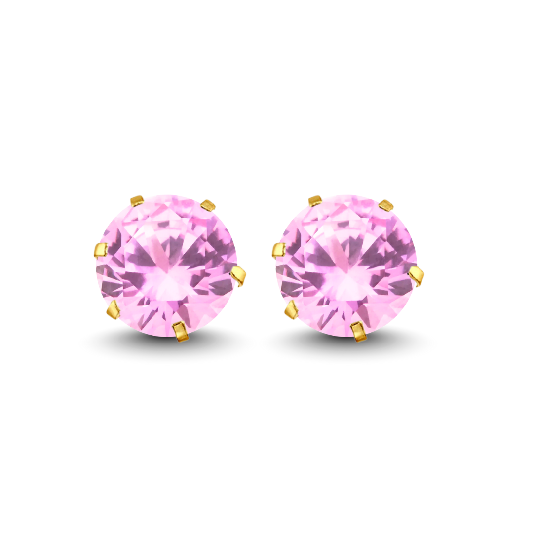 Gold Stud Earrings Broquele