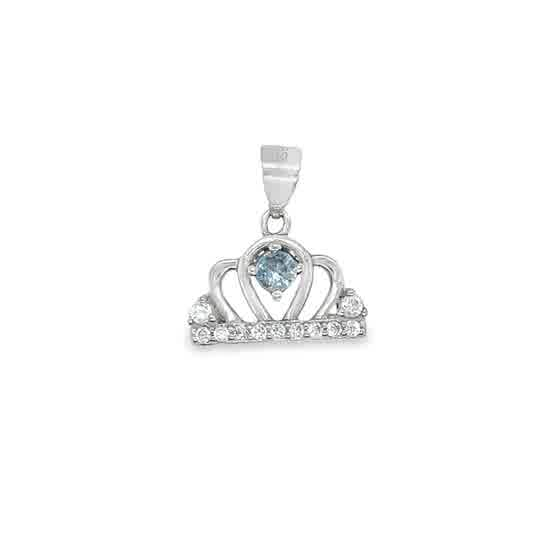 Sterling Silver Crown Charm