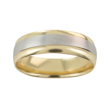 10KT Yellow Gold 6MM Comfort Fit Wedding Band