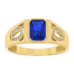 Gold Fashion Rings - Men'