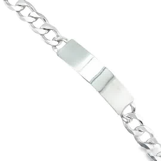 sterling silvet cuban bracelet 41.5gr 9in