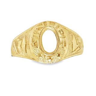 Gold Fashion Rings-Graduation