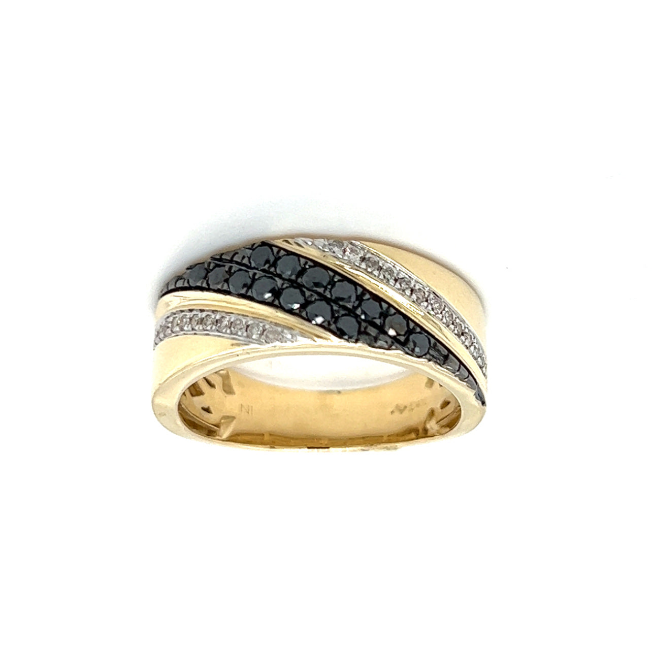 10KT Gent's Fashion Ring #10.25 CTW: 0.5