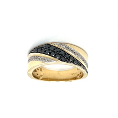 10KT Gent's Fashion Ring #10.25 CTW: 0.5