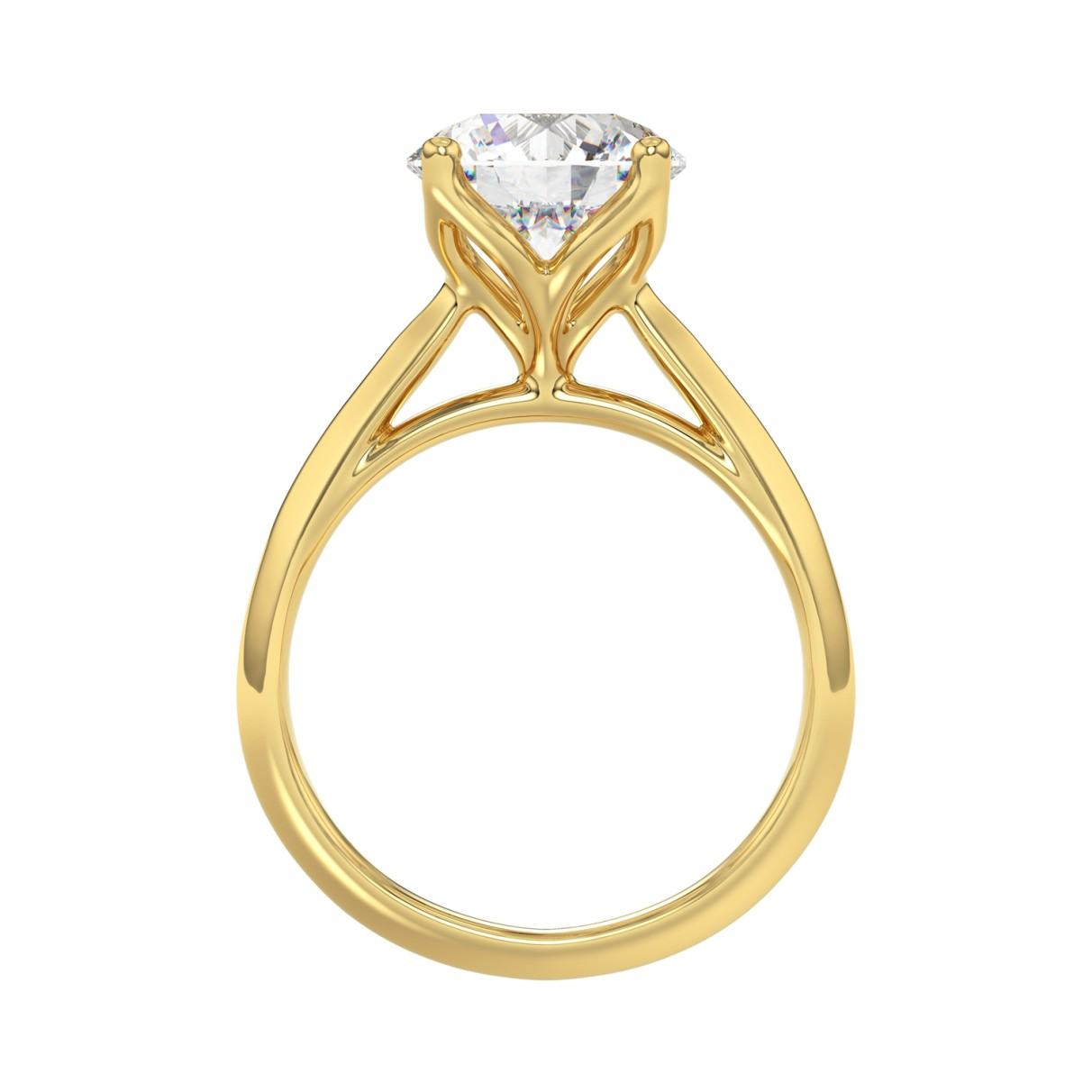 Lab Diamond Engagement Ring