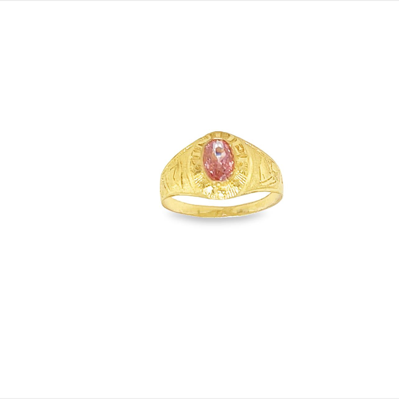 Gold Fashion Rings-Graduation