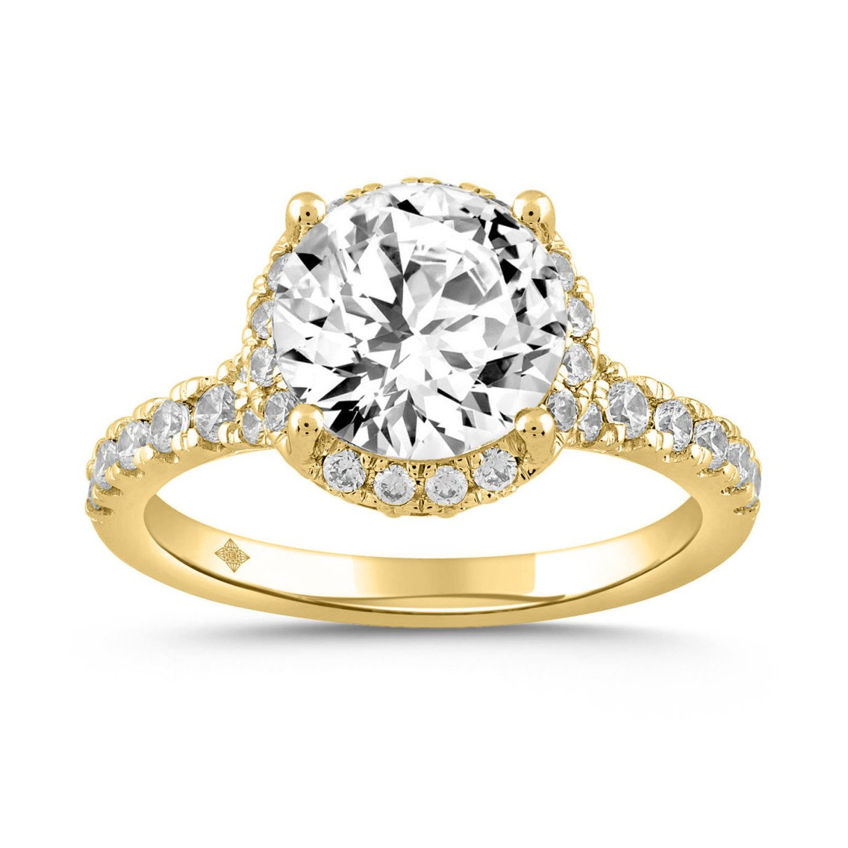 Lab Diamond Engagement Ring