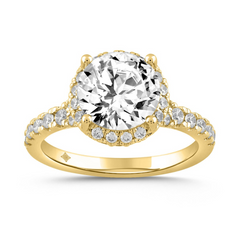 Lab Diamond Engagement Ring