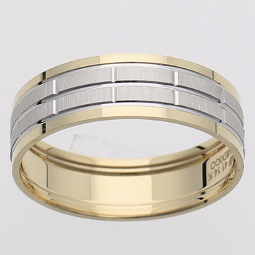 Gold Wedding Bands  -  Men'