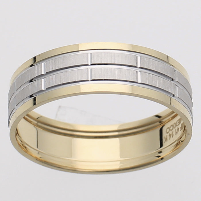 Gold Wedding Bands  -  Women'