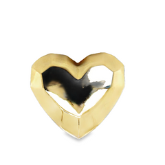 10KT GOLD PUFF HEART RING