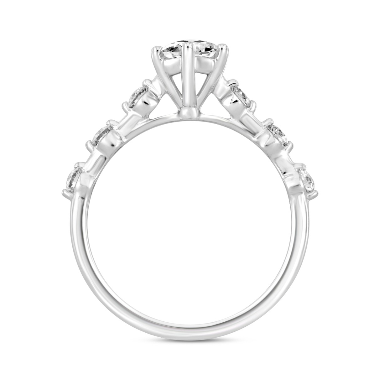 Lab Diamond Engagement Ring