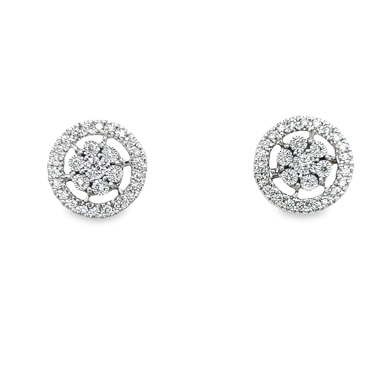 Lady's Yellow 14K Stud Earrings CTW: 0.5