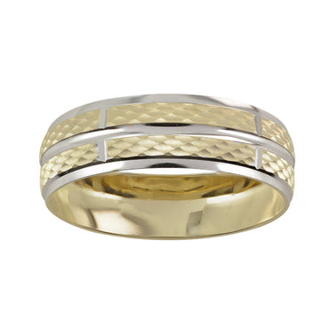 Gold Wedding Bands  -  Men'