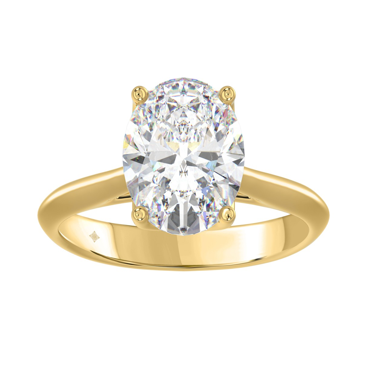 Lab Diamond Engagement Ring