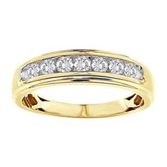 Diamond Wedding Bands - Men'