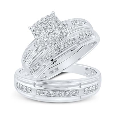 Diamond Wedding Trio Set