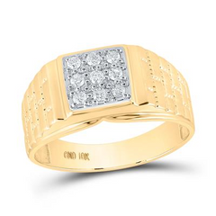 Diamond Fashion Rings  -  Men'